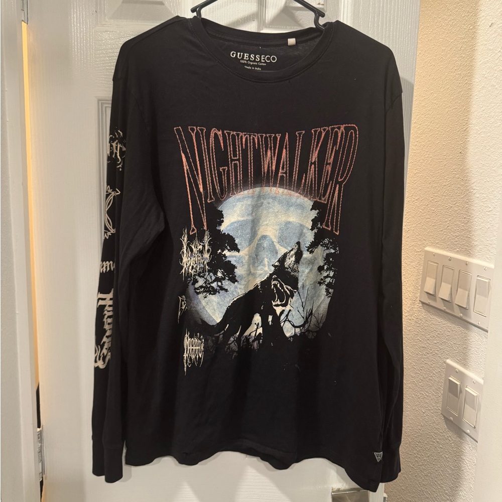 4/$15 GUESS Eco Black Nightwalker Men's Shirt